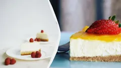 Luftig cheesecake utan bakning, mjöl, smör och socker: ett lyxigt recept
